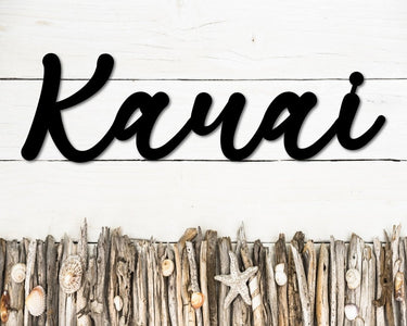 Kauai Metal Sign